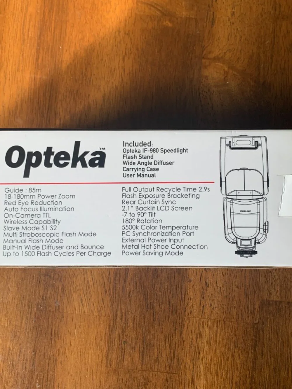 Opteka IF-980 i-TTL Speedlight Flash LCD Display for Nikon